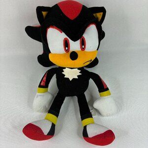 Shadow Sonic The Hedgehog Sega Toy Factory Plush 12" Stuffed Animal Black 2022
